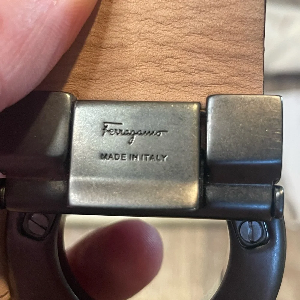 Salvatore Ferragamo brown suede belt - Picture 5 of 7